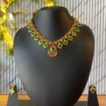 Enamel Antique Palakka Necklace