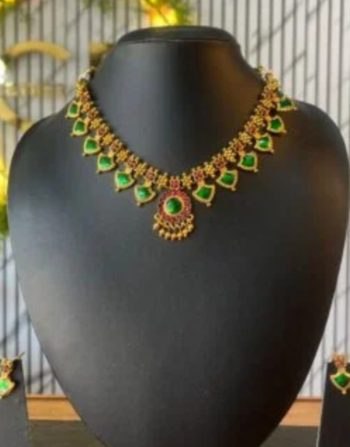 Enamel Antique Palakka Necklace