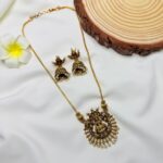 Ethnic Pearl & Stone Jewellery Set 1011