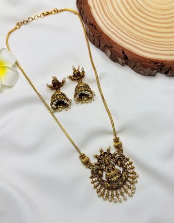 Ethnic Pearl & Stone Jewellery Set 1011