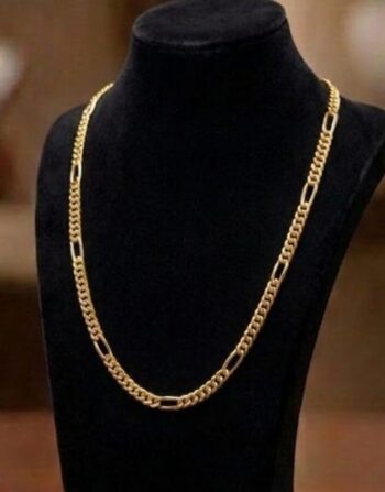 Classic Luxe Gold Link Chain Necklace 0023