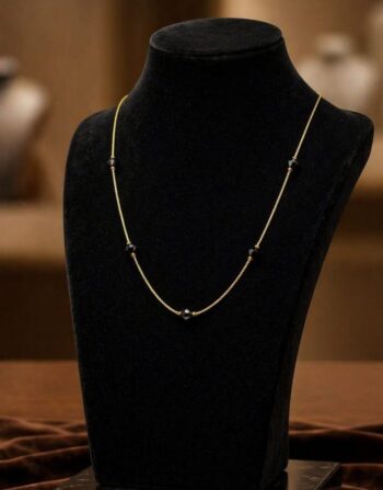 Celeste Orbit Minimalist Gold Necklace 0024