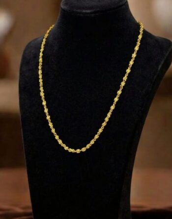 Auric Twist Classic Gold Chain 0025