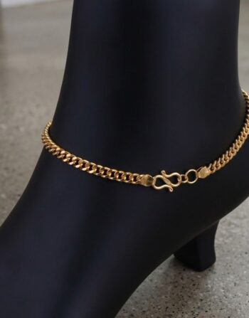 Minimalist Gold Chain Anklet
