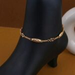 Chic Gold Leaf Chain Anklet