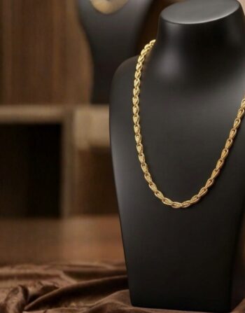 Classic Gold Rope Link Chain 0027
