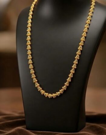 Devi Ornate Floral Motif Mala Chain 0032