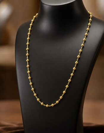 Classic Beaded Gold Mala Chain 0037